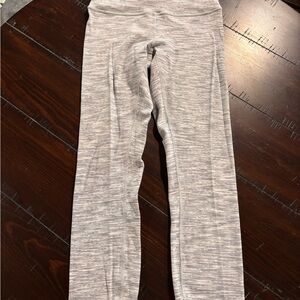 lululemon athletica Light Heather Gray Space-Dyed Leggings